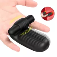 Finger Sleeve Vibrator G Spot Orgasm Massage Clit Stimulate Female Masturbator Lesbian Sex Toys For Women Adult Product 210622 From 895
