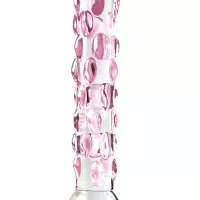Icicles 7 Glass Dildo with Pleasure Bumps for Intense Sensation and Stimulation