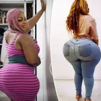 Eudoxie Yao rivals Kim Kardashian with her larger than life booty