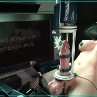 Mercy Edged and Milked by Machine Trailer: British Shemale Sex Toy Porn
