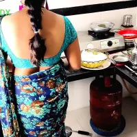 Kitchen Sex Step Mom is Sitting to Eat Food till We Leave: Amateur Porn feat. Sexy Komal