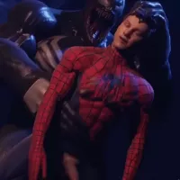 3D Gay Porn: Defeated Spiderman Surrenders His Asshole To Venoms Gigantic Boner