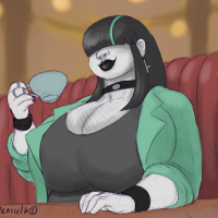 Elise the THICC goth by Weaselk -- Fur Affinity dot net