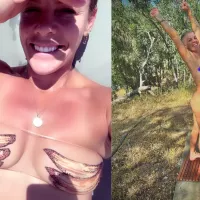 Singer Pink Drops Jaws With Nude Photo From Her Trip Flaunts New Ridiculous Bathing Suit