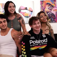 Its a Fucking Competition on Set Today Two Studs Race to Fuck and Bust