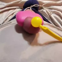 Balloon Sounding Stuffing Blows Balloon Cant Take Pressure: Gay Sex Toy Sex Toy Porn