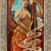 Goddess of Spices Giclee Nude Variant Available