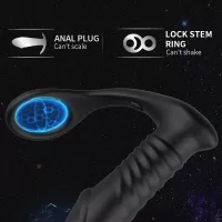 Man Prostaat Massager Stak Vibrator Voor Mannen Stimulatie Anus Cock Ring Anale Butt Plug Dildo Vibrators Speeltjes Voor Volwassen