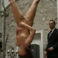 Suspended Upside Down and Bullwhipped: Pussy Porn