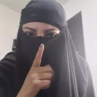 Arab MILF Masturbates Squirting Pussy to Rough Orgasm on Webcam While Wearing Niqab Porn Hijab XXX