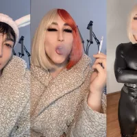 Smoking Sissy Slut Full Feminization with Catsuit and Boots: Shemale Latex Latex Porn