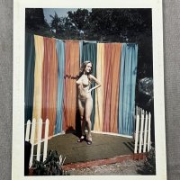 Vintage Pin Up Nude Female Model Polaroid Photo