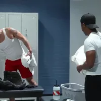It smells like dick in the gym locker room