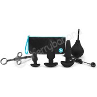 Buy B-vibe Anal Training 7 Piece Black Butt Plug Accessories Education Set Online