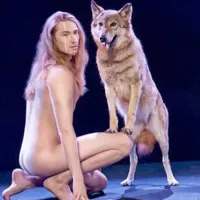 NSFW: Belarus entrant IVAN sings NAKED onstage with live wolves