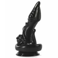 Fantasy Big Black Thick Monster Dildo Anal Sex Toy X-Men 7.9 Super PVC Black