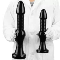 Super Thick Anal Plug Wearable Strip Dilator Sex Toy Big Dildo Black PVC Dick Realistic Penis Strap on Cock
