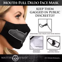 Discreet Penis Gag Mouth-Full Dildo Face Mask Masks Gags and