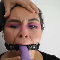 Dildo Gagging Slut Training In Progress