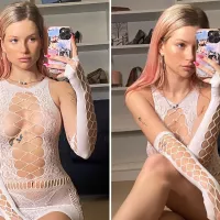 Lottie Moss looks incredible in white lace lingerie after raunchy OnlyFans pics leak online