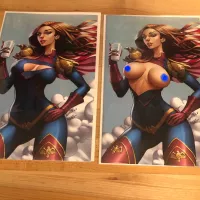 M House Comics Homelander Brunette The Boys Virgin Naughty Nice Cover Set