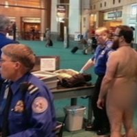 Oregon man says naked airport protest was about free speech