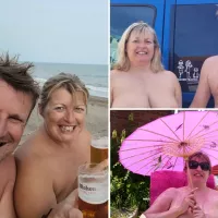 We travel the world naked haters call us perverts but we love being nude
