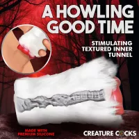 Snow She-Wolf Werewolf Masturbator Manual Stroker