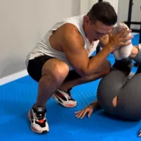 Atina Fucks Her Yoga Teacher at the Gym and He Cums in Her Pussy