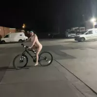 Street Girl Steals a Bike but Has to Ride it Back Naked: Funny Funny Porn