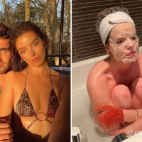 Maura Higgins strips naked for sexy bath pic