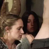Alison Brie Aubrey Plaza Kate Micucci nude in The Little Hours 2017