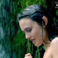 Poppy Drayton Nude in Waterfall