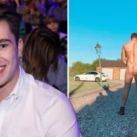 Curtis Pritchard gets butt naked to celebrate national gardening day