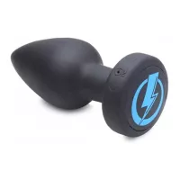 5X E-Stim Pro Silicone Vibrating Anal Plug Remote Control