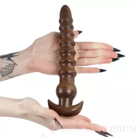 9.5 Inch Ribbed Anal Teaser Fast Shipping