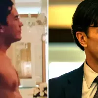 OMG hes naked: Actor Tom Pelphrey in A Man In Full