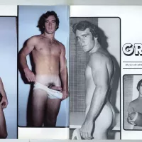 California Climax 1980 Four Solo Hunks 48pg Vintage Nude Male Gay Pinu