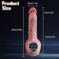 2.6 Extra Inches Penis Extender with Ball Loop