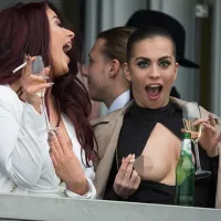 Cheltenham boob flasher Katie Salmon set for Love Island lesbian fling?
