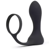 Rechargeable Ass-Gasm Pro Silicone Anal Plug Cock Ring by Anal Fantasy