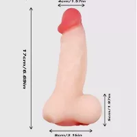 Realistic Dildo and Pussy