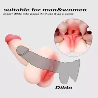 Realistic Dildo and Pussy