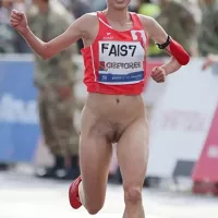 These naked runners are taking the streets by storm in a public display thats sure to turn heads