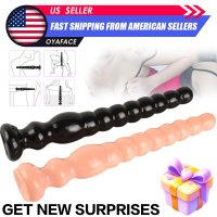 Super Long Butt Plug Huge Flexible Anal Dildo Suction Cup Sex-Toy for Women Men