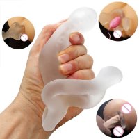 Intimate Soft Butt Plug Prostate Massager Masturbation Hollow Anal...
