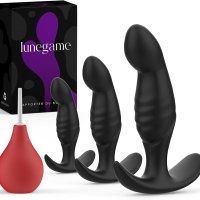 : 4PCS Anal Plug Adult Sex Toys Silicone Butt Plug Set for Beginners Advanced Users Anal Dildo Training Kit Sex Toys for Man Women and Couple with Flared Base Prostate Toys :