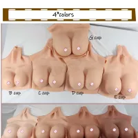 Crossdresser Cosplay Realistic Silicone Breast Form Fake Breasts Huge Fake Boobs for Shemale Transgender