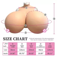 Iatable ZZZ Cup Silicone Breast Forms Cosplay DIY Huge Fake Boobs Giant Tit Crossdresser Air Filliing Man To Women From Pyramidflagshipsto 215.54