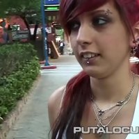 Diana pillada en la calle